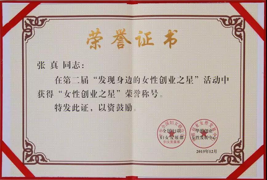 【合作伙伴】云創(chuàng)大數(shù)據(jù)張真董事長(zhǎng)榮獲全國(guó)“女性創(chuàng)業(yè)之星”稱號(hào)